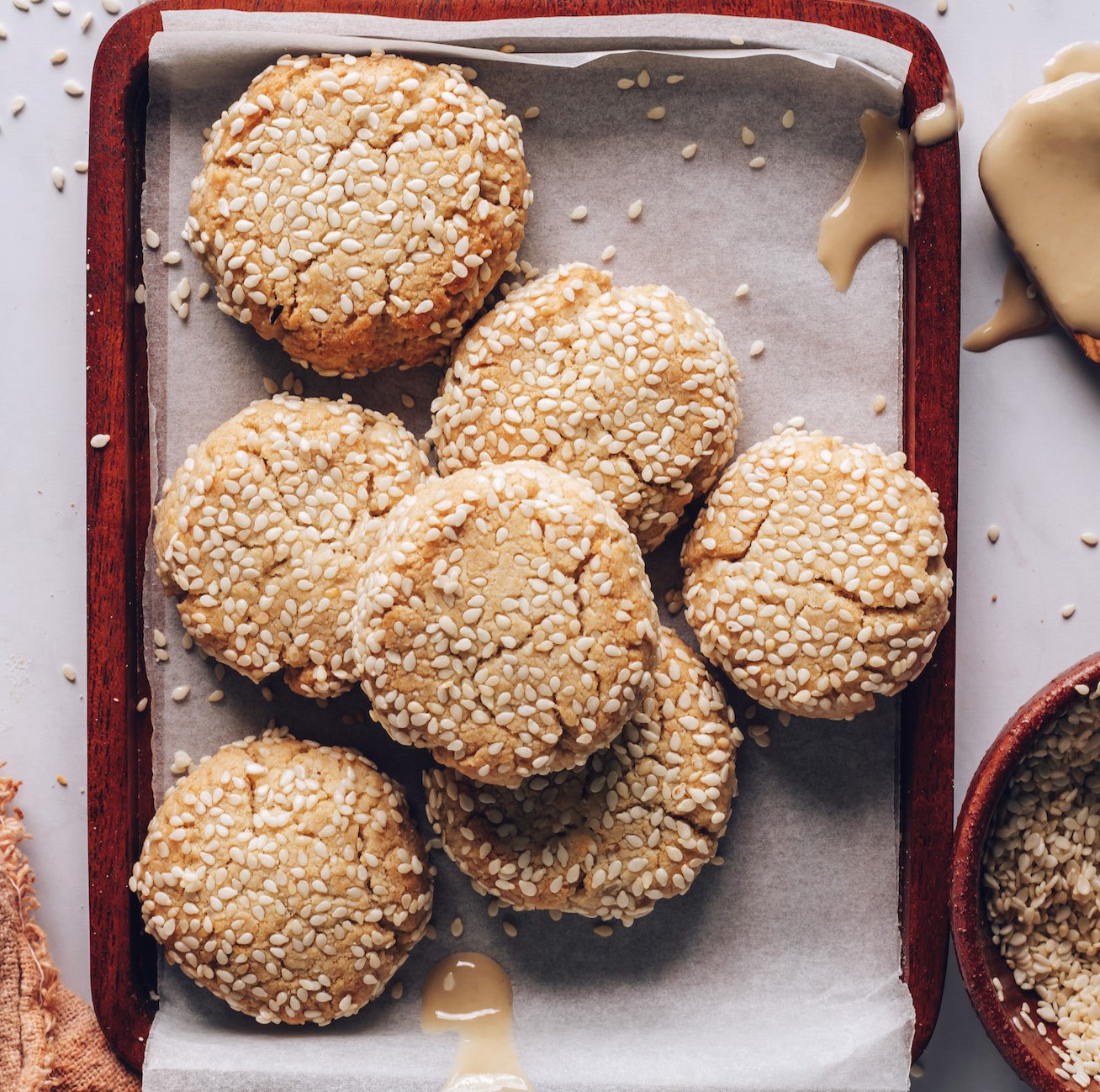 Tahini-Cookies