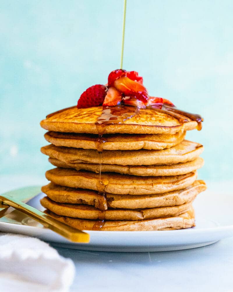 homemade vegan pancakes recipe