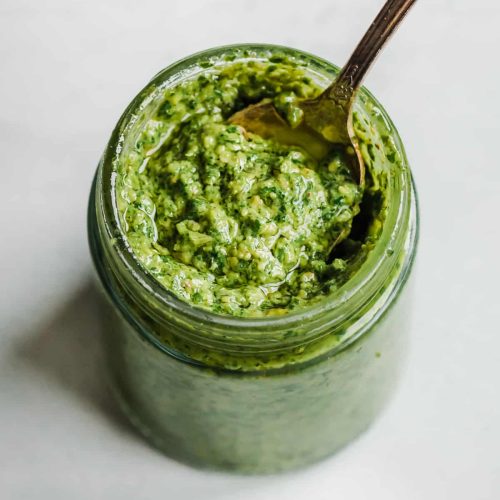 homemade vegan pesto recipe