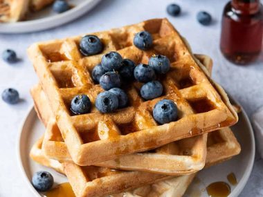 homemade vegan waffles recipe