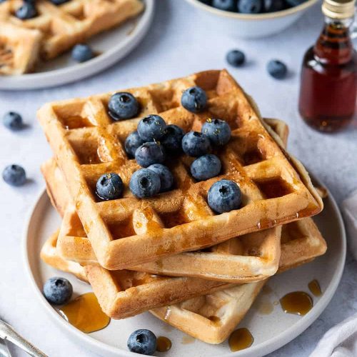homemade vegan waffles recipe