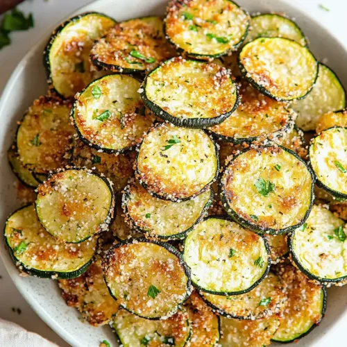 Vegan Crispy Oven-Baked Zucchini Chips Recipe
