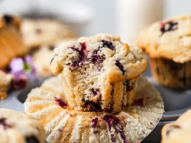 vegan blueberry muffins