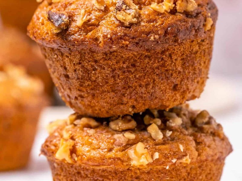 homemade Vegan Banana Muffins Recipe