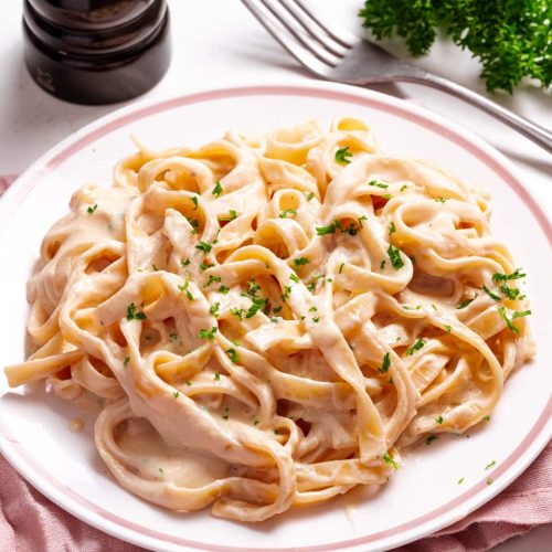 vegan alfredo pasta recipe