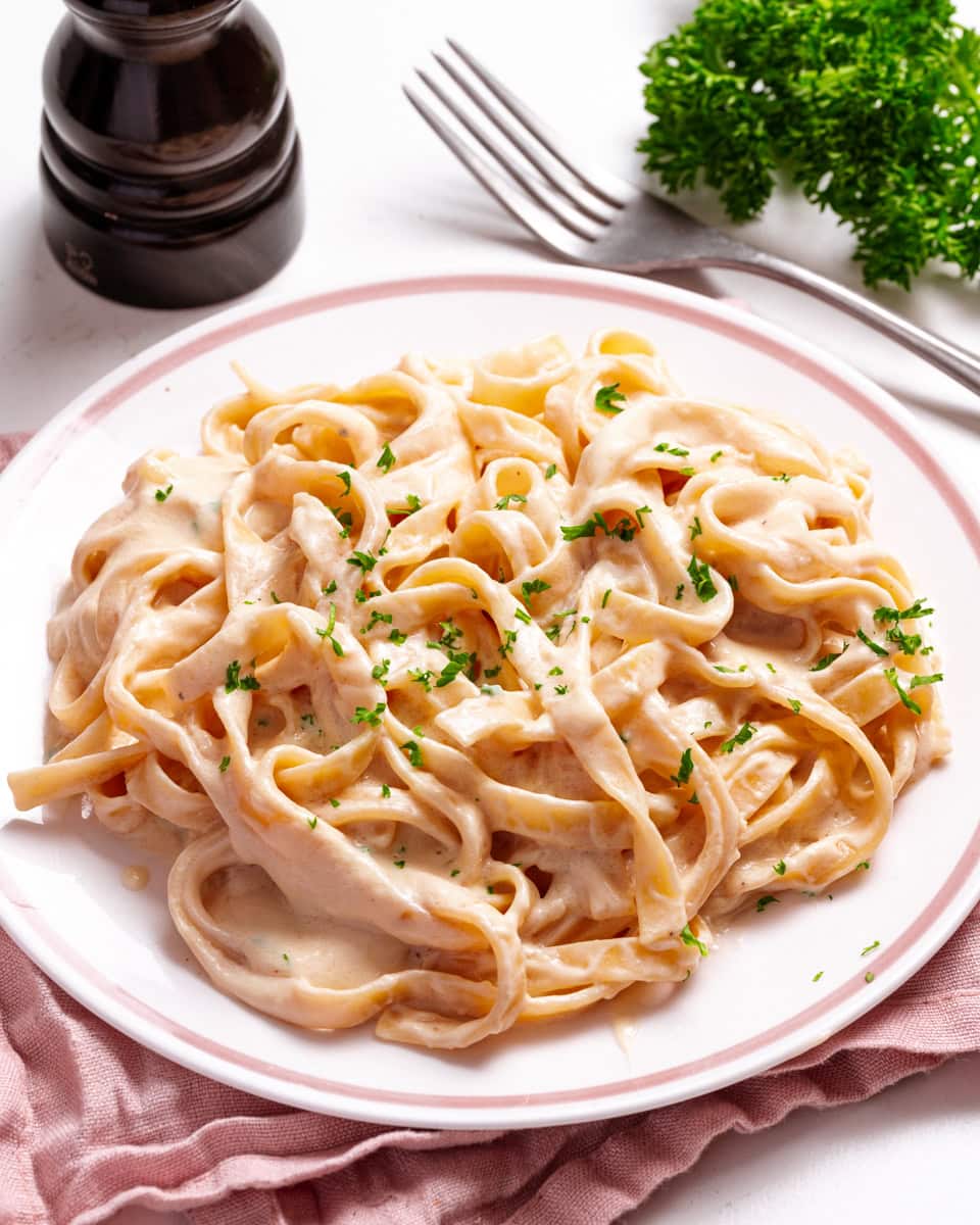 vegan alfredo pasta recipe