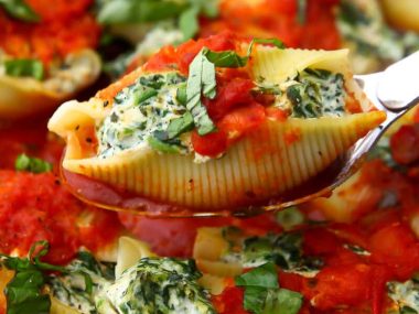 vegan stuffed shells recipe