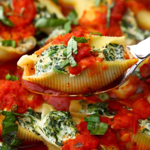 vegan stuffed shells recipe