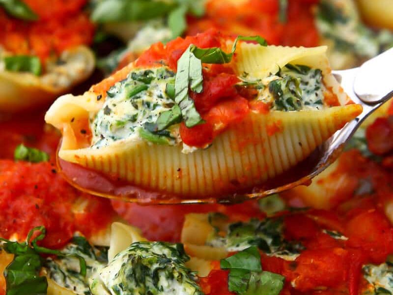 vegan stuffed shells recipe