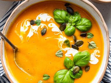 Simple Vegan Butternut Squash Soup Recipe