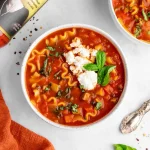 Easy Vegan Lasagna Soup Recipe