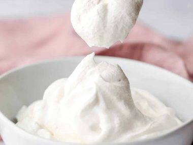 vegan whipped cream recipe