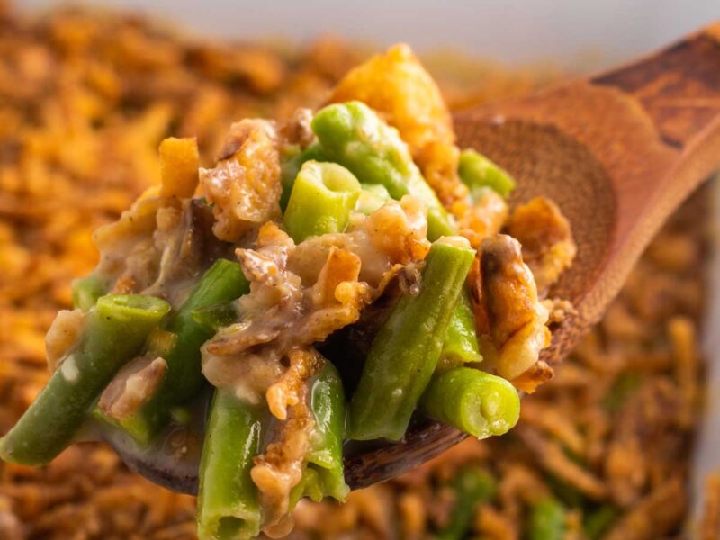 Easy Vegan Green Bean Casserole Recipe