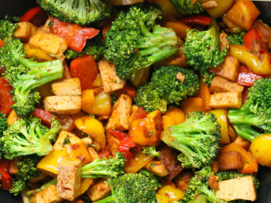 vegan tofu stir fry