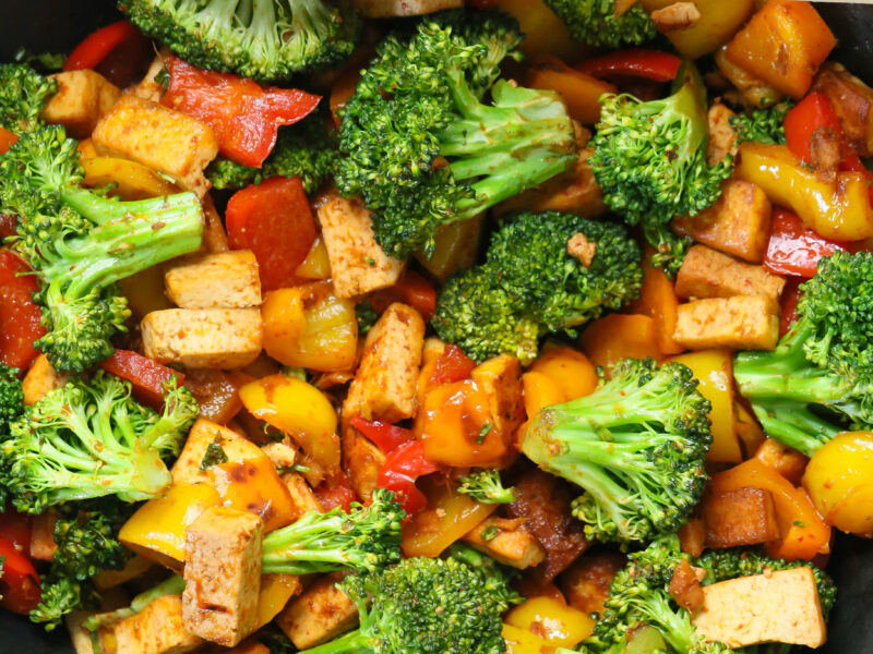 vegan tofu stir fry