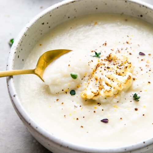 vegan cauliflower soup recipe
