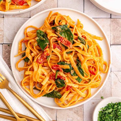 Vegan Sun Dried Tomato Pasta recipe