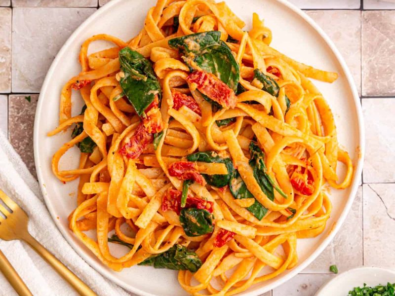 Vegan Sun Dried Tomato Pasta recipe