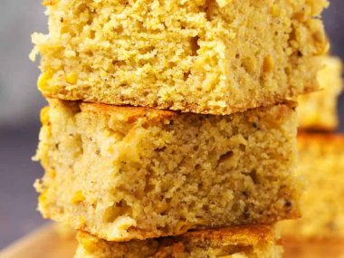 homemade vegan cornbread